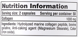 Marine Hydrolyzed Collagen, 100 Caps - PureGold Marine Hydrolyzed Collagen — photo N4