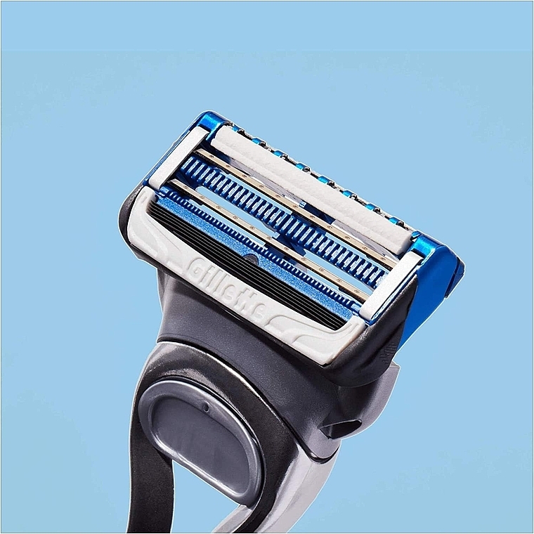 Replaceable Shaving Cassettes, with aloe vera, 8 pieces - Gillette SkinGuard Sensitive — photo N2