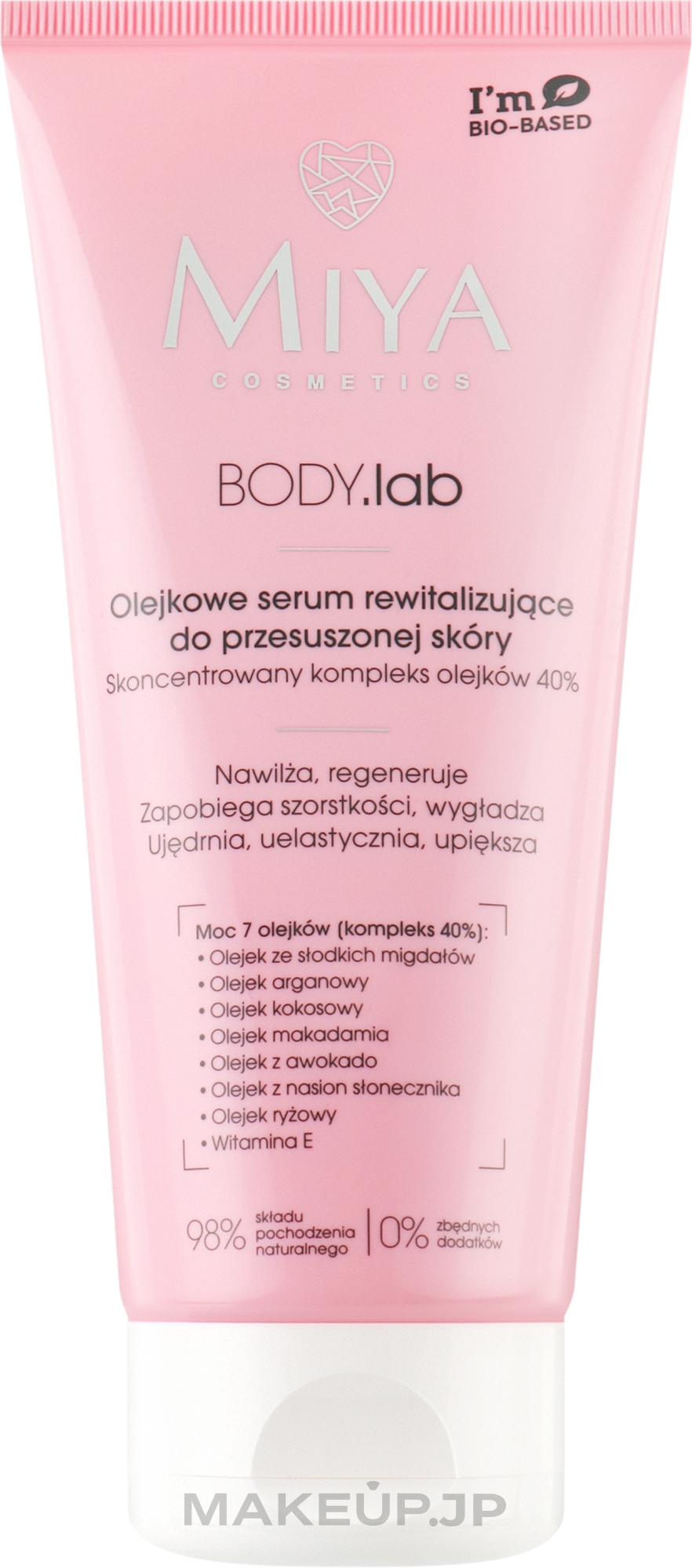 Repairing Body Serum for Dry Skin - Miya Cosmetics Body Lab Oil Revitalizing Serum For Dry Skin — photo 200 ml