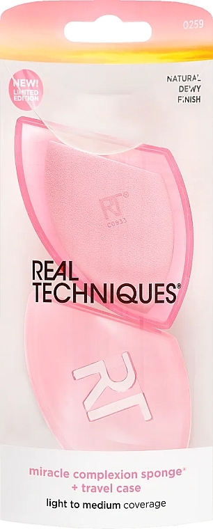 Makeup sponge - Real Techniques Miracle Complexion Sponge + Travel Case Limited Edition — photo N1