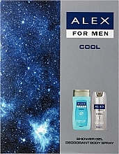Fragrances, Perfumes, Cosmetics Set - Bradoline Alex Cool (deo/spray/150ml + sh/gel/250ml)