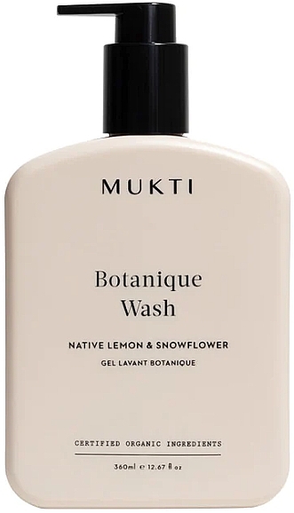 Refreshing Shower Gel - Mukti Organics Botanique Wash — photo N1