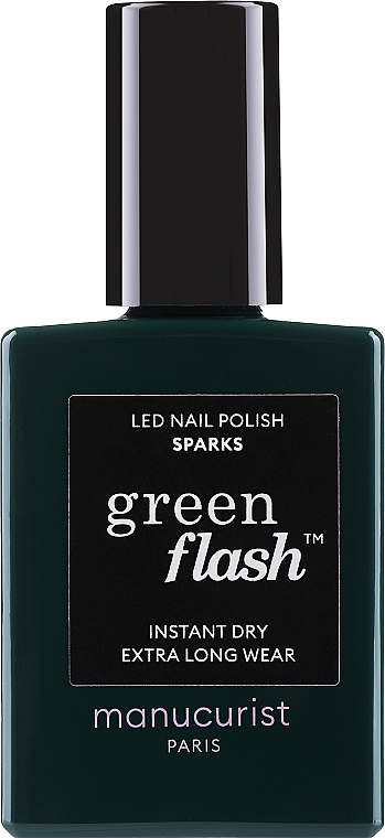 Nail Polish - Manucurist Green Flash Led Nail Polish — photo N1