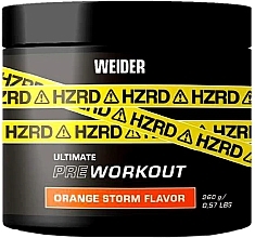 Fragrances, Perfumes, Cosmetics Pre-Workout Complex - Weider HZRD Orange Storm Orange