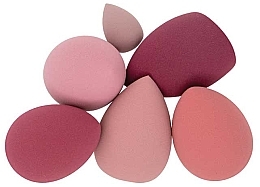 Makeup Sponge Set, 6 pcs - Technic Cosmetics Jar of Beauty Sponges — photo N2