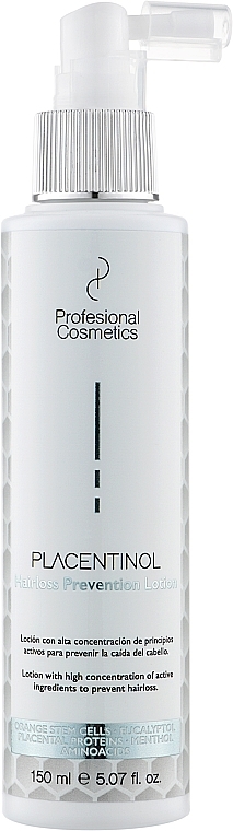 Anti Hair Loss Lotion - Profesional Cosmetics Placentinol Hairloss Prevention Lotion — photo N4