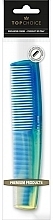 Fragrances, Perfumes, Cosmetics Hairbrush "Rainbow", 60557, blue - Top Choice Hair Comb