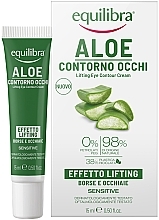 Lifting Aloe Eye Cream - Equilibra Aloe Lifting Eye Contour Cream — photo N1