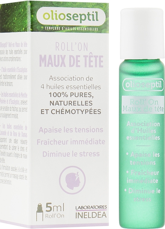 Anti-Headache Roller - Olioseptil Roll-On Maux De Tete — photo N1