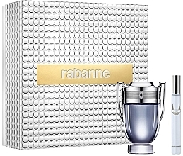 Paco Rabanne Invictus - Set (edt/100ml + edt/mini/10ml) — photo N1