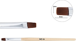 Wooden Gel Brush #8 - NeoNail Professional — photo N2