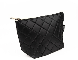 Fragrances, Perfumes, Cosmetics Quilted Makeup Bag, 4800, black - Donegal