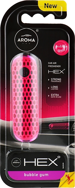 Car Perfume "Bubble Gum" - Aroma Car Hex — photo N2