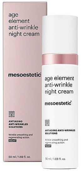 Face Cream - mesoestetic Age Element Anti-Wrinkle Night Cream — photo N1