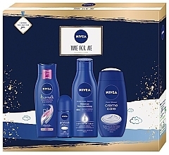 Fragrances, Perfumes, Cosmetics Set - Nivea Time For Me Set (s/g/250ml + lot/250ml + shm/250ml + deo/50ml)