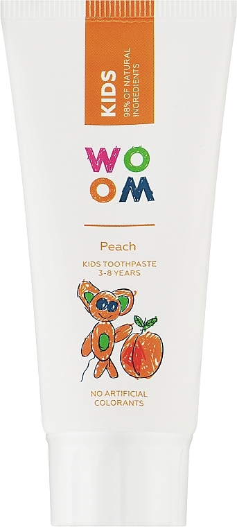 Kids Peach Toothpaste - Woom Kids Peach Toothpaste — photo N1