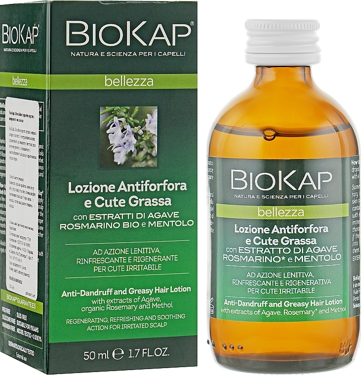 Anti Dandruff & Oiliness Lotion - BiosLine BioKap Dandruff Lotion — photo N2