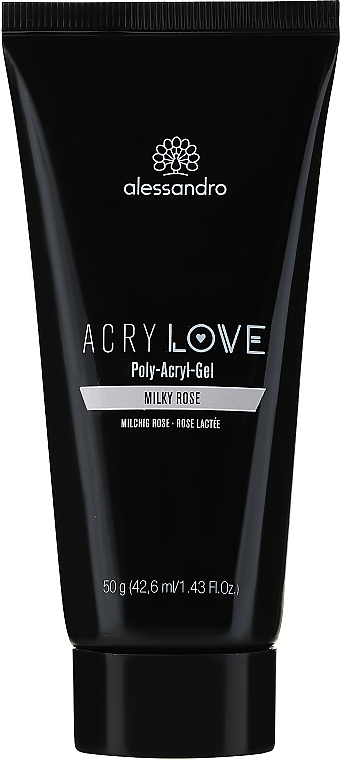 Polyacrylic Gel - Alessandro International AcryLove Poly-Acryl-Gel Milky Rose (tube) — photo N1