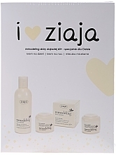 Fragrances, Perfumes, Cosmetics Set - Ziaja (cr/50ml + cr/50ml + milk/200ml)