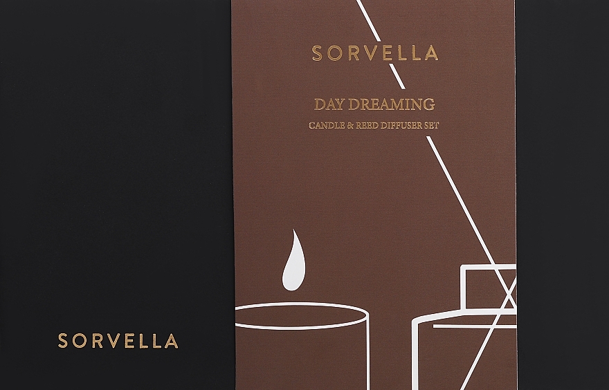 Set - Sorvella Perfume Home Fragrance Day Dreaming (aroma diffuser/120ml + candle/170g) — photo N1