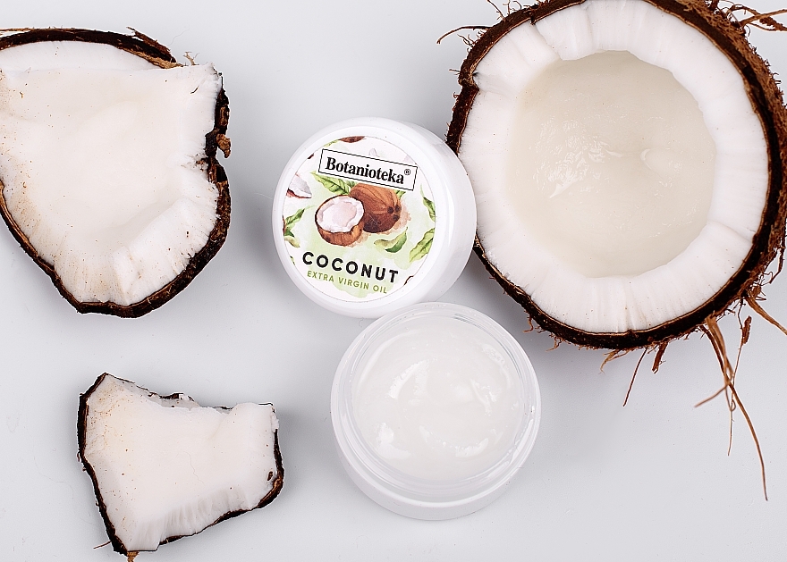 Natural Hair & Body Coconut Oil - Botanioteka Coconut Oil Extra Virgin — photo N5