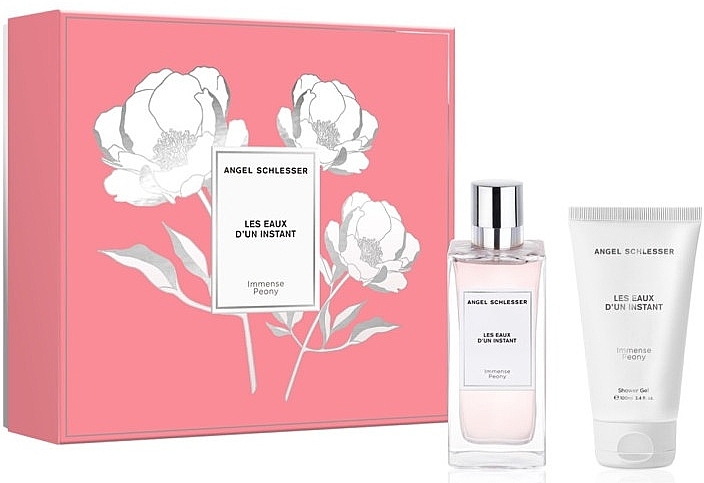 Angel Schlesser Les Eaux d'un Instant Immense Peony - Set (edt/100ml + sh/gel/100ml) — photo N1