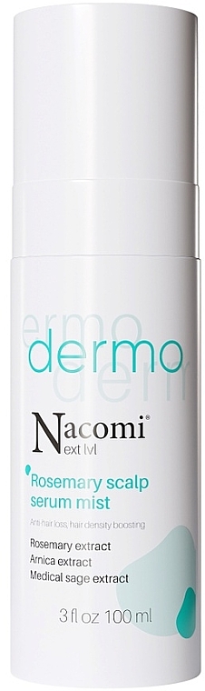 Anti Hair Loss Rosemary Mist Serum - Nacomi Next Level Dermo Rosemary Scalp Serum Mist — photo N1