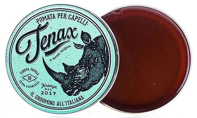 Extra Strong Hold Gloss Hair Pomade - Tenax Hair Pomade Extra Strong — photo N2