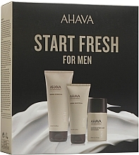 Fragrances, Perfumes, Cosmetics Men Set - Ahava Start Fresh For Men (sh/gel/200ml + h/cr/100ml + ash/gel/50ml)
