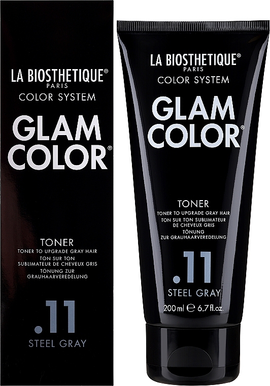 Anti-Yellow Balm - La Biosthetique Glam Color Toner Steel Gray.11 — photo N2