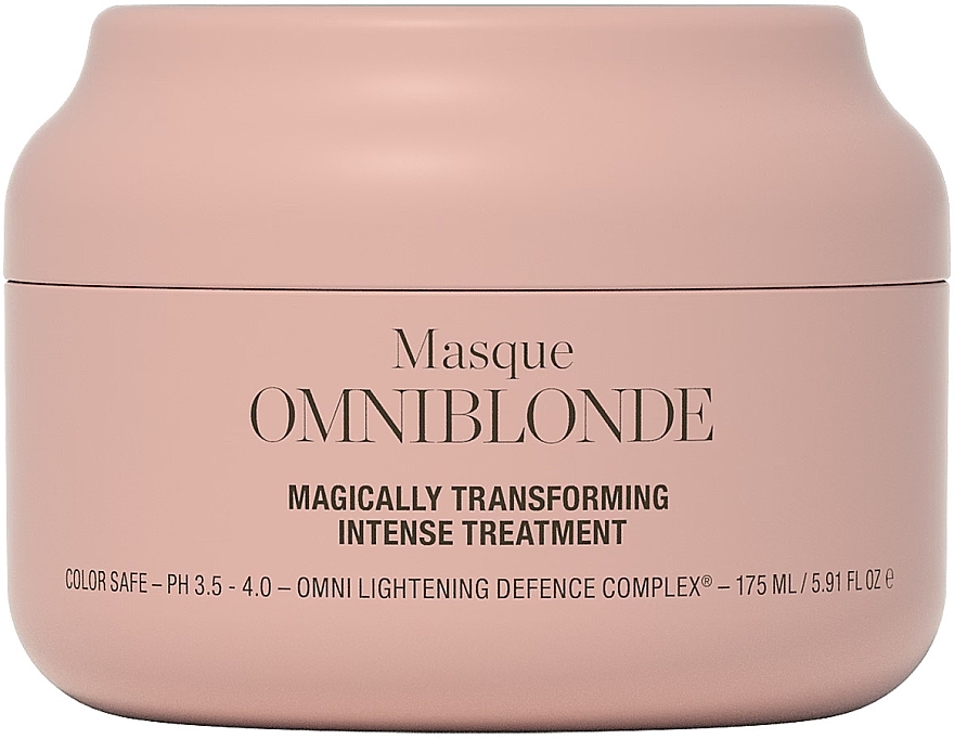 Mask for Damaged, Colored and Blonde Hair - Omniblonde Magically Transforming Intense Treatment Masque — photo N2