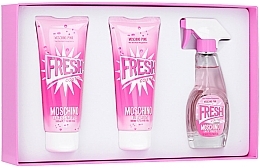 Fragrances, Perfumes, Cosmetics Moschino Pink Fresh Couture - Set (edt/50ml + b/lot/100ml + sh/gel/100ml)