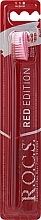 Fragrances, Perfumes, Cosmetics Red Edition Medium Toothbrush, - R.O.C.S.