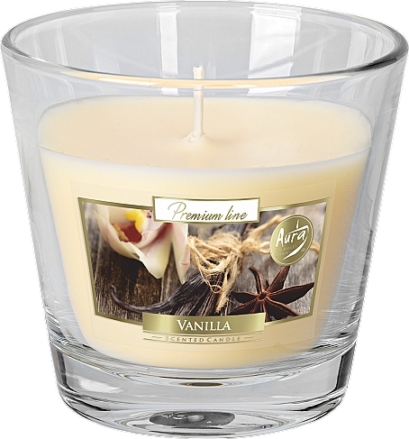 Premium Scented Candle in Glass 'Vanilla' - Bispol Premium Line Scented Candle Vanilla — photo N1