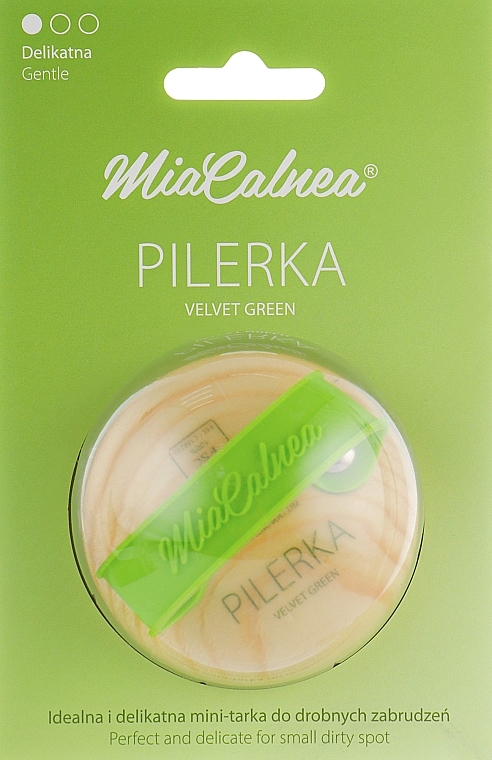 Round Foot File - MiaCalnea Pilerka Velvet Green — photo N1