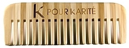 Fragrances, Perfumes, Cosmetics Bamboo Comb - K Pour Karite Bamboo Wood Comb