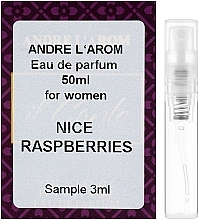 Fragrances, Perfumes, Cosmetics Andre L`Arom Lovely Flauers "Nice Rasberries" - Perfume (sample)