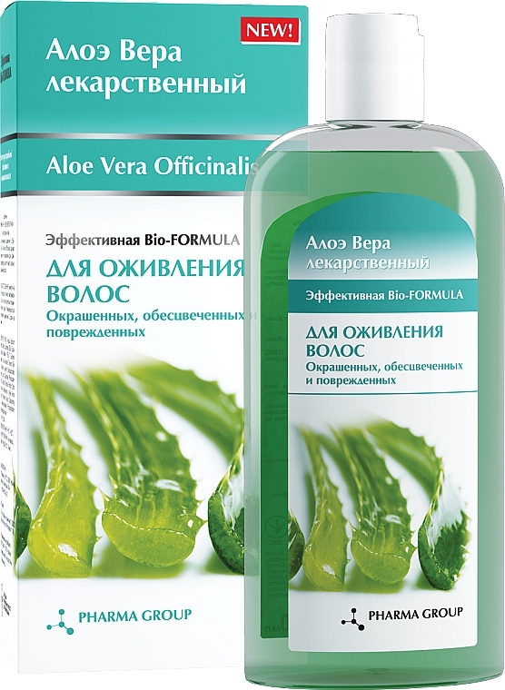 Healing & Reviving Shampoo "Aloe Vera" - Pharma Group Aloe Vera Officinalis — photo N1