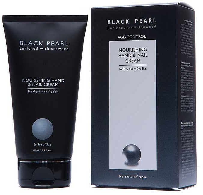 Nourishing Hand & Nail Pearl Cream - Sea Of Spa Black Pearl Age Control Nourishing Hand & Nail Cream — photo N1