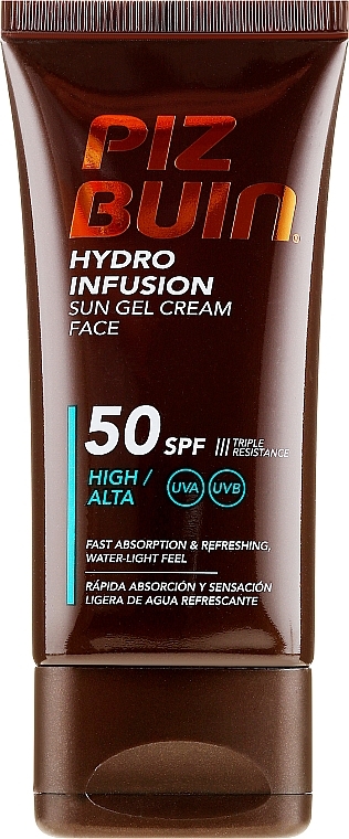 Sun Cream Gel For Face - Piz Buin Hydro Infusion SPF 50 — photo N2