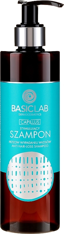 Anti Hair Loss Shampoo - BasicLab Dermocosmetics Capillus Anti Hair Loss Stimulating Shampoo — photo N6