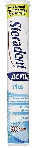 Denture Cleaning Tablets - Steradent Active Plus Denture Cleaner — photo N1