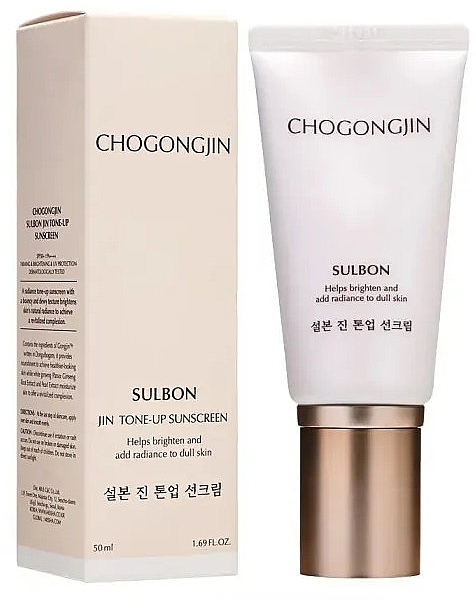 Sunscreen - Missha Chogongjin Sulbon Jin Tone Up Sunscreen Cream — photo N1