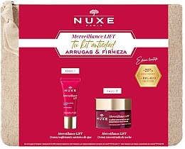 Fragrances, Perfumes, Cosmetics キット - Nuxe Merveillance Lift Night (cr/50ml + eye/cr/15ml + bag/1pc)