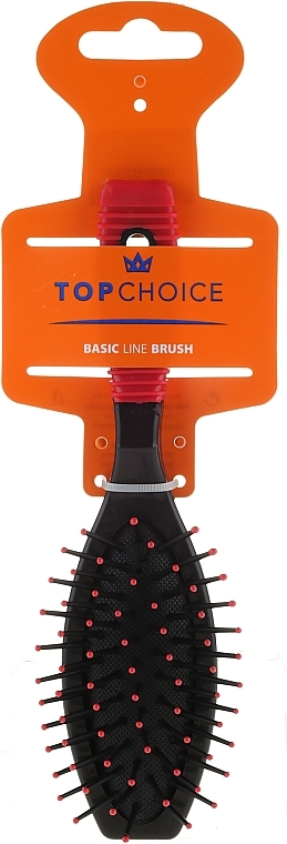 Hair Brush, 2151, black-red - Top Choice — photo N1