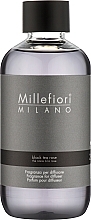 Aroma Diffuser Filler 'Black Tea Rose' - Millefiori Milano Natural Diffuser Refill — photo N1