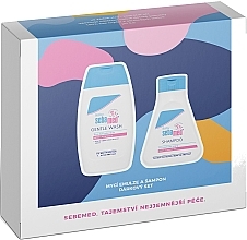 Fragrances, Perfumes, Cosmetics Set - SebaMed Baby Bath Care Set (b/wash/200ml + shmp/150ml)