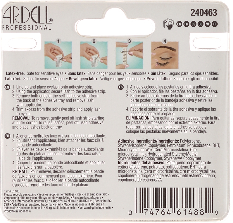 Self-Adhesive Strips for False Lashed 61488 - Ardell Self-Adhesive Strips — photo N4