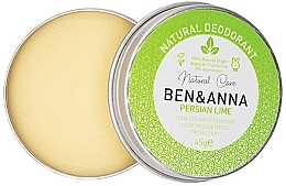 Natural Creamy Deodorant - Ben & Anna Persian Lime Soda Cream Deodorant — photo N2