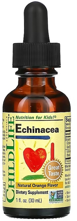 Liquid Echinacea Kids Vitamin Orange Flavor - Child Life Echinacea — photo N1